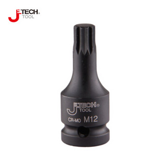 捷科（JETECH）FK1/2-M12D  1/2英寸十二角旋具长套筒