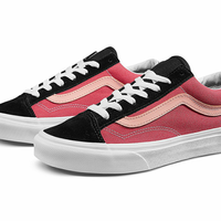 Vans 范斯 经典系列 Style 36 VN0A3DZ3TGQ 中性款低帮板鞋 黑红 38