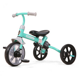 小虎子（little tiger）儿童三轮车 骑滑两用多功能变形车 小孩脚踏车 3-5岁可变形平衡车学步车T170 绿色