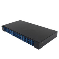 首千 SQ-GZ86H 光纤终端盒 24口 SC/ST/LC双工/FC大D 1.0厚 机架式/桌面 通用 光缆尾纤熔接盒 空盒 配熔纤盘