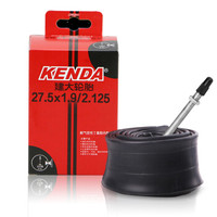 KENDA 建大27.5寸加长法嘴山地车内胎27.5*1.95/2.125自行车内带丁基内胎耐用抗压黑色