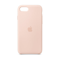 苹果 Apple iPhone SE 原装硅胶手机壳 保护壳 - 粉砂色