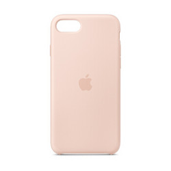 Apple 苹果 iPhone SE 硅胶保护壳 - 粉砂色