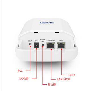 乐光（LEGUANG）室外无线网桥套装1公里 电梯监控专用wifi点对点远距离传输AP B401