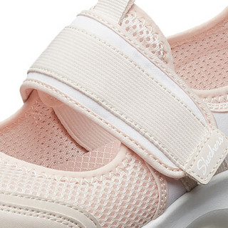 斯凯奇（Skechers）女款D'LITES复古玛丽珍鞋魔术贴凉鞋 12865 浅粉色 37