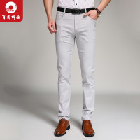 BAIYUAN TROUSERS 百圆裤业 2W05C19214 男士休闲裤