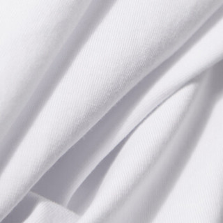 MARKLESS 2件装短袖T恤男2020春夏V领纯色修身打底衫青年基础简约休闲上衣TXN603M1白色+灰色 170/92A（M）