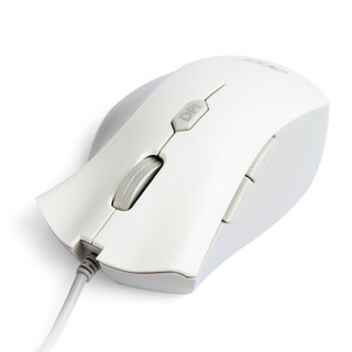 宏碁(acer)有线鼠标 Y910办公商务有线游戏鼠标 人体工学设计4档可调DPI Y910-W  白色