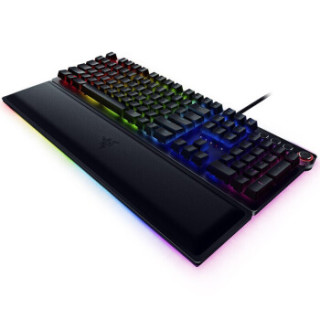 商品雷蛇(razer)猎魂光蛛精英rgb幻彩光轴粉晶电竞电脑游戏粉色笔记本