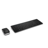 戴尔（DELL）无线键盘鼠标套装 超薄巧克力笔记本台式电脑一体机通用无线键鼠套装DELL714 黑色