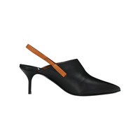 PIERRE HARDY 女士高跟鞋 SECRET SLINGBACK系列女士裹踝带小牛皮高跟鞋 黑色/驼色 37