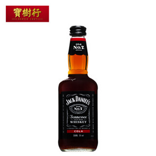 杰克丹尼 宝树行 杰克丹尼威士忌可乐柠檬苹果味预调配制酒 330ml