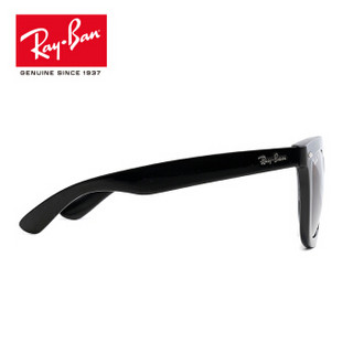 RayBan雷朋太阳镜男女款方形偏光开车司机镜墨镜0RB4262D可定制 63425Q黑色框偏光紫色镜片 尺寸57