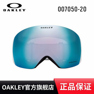 Oakley/欧克利2019新品雪镜谱锐智铱镀膜护目镜FLIGHT DECK 0OO7050 谱锐智宝石蓝铱镀膜7050-20