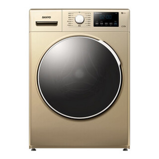 三洋（SANYO）8公斤变频洗烘一体滚筒全自动洗衣机 WF80BHI576S