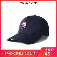 GANT/甘特2019夏季 男士勒芒盾牌logo纯色棒球帽9900210