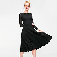 VERO MODA 维莎曼 319146507 女士百褶连衣裙