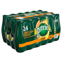 Perrier 巴黎水 橘子味 气泡水 500ml*24瓶