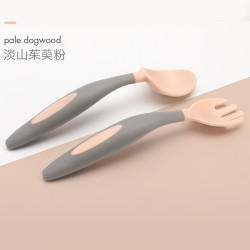 宝宝学吃饭训练筷子叉子套装
