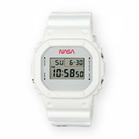 CASIO 卡西欧 G-Shock NASA限量版 电子手表 白色 白色
