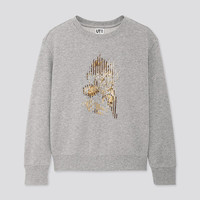 UNIQLO 优衣库 儿童休闲卫衣 426369 灰色 110cm