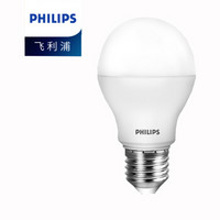 飞利浦PHILIPS LED经济型球泡 5W E27 500lm 3000K A60 黄光 12只装 可订制