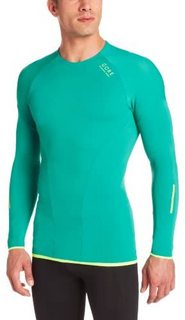 Gore Bike Wear Men's Magnitude Compression Long Shirt, Splash Blue, X-Large