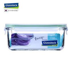Glasslock 韩国进口钢化玻璃保鲜盒便当盒密封防漏加厚耐摔饭盒碗 1090ml *4件