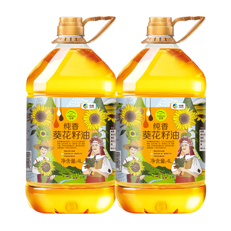 CHUCUI 初萃 纯香 葵花籽油 4L