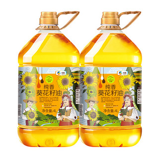 纯香 葵花籽油 4L