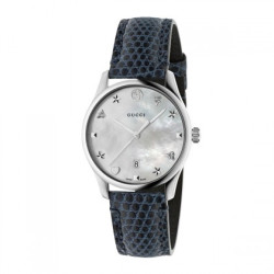 gucci贝母表盘个性刻度时标古驰石英女士手表