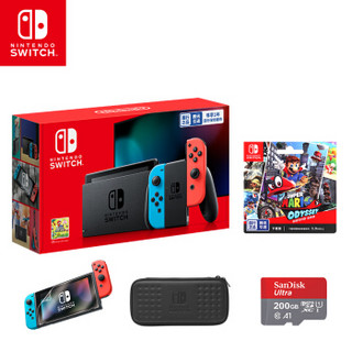 任天堂 Nintendo Switch 国行续航增强版红蓝主机