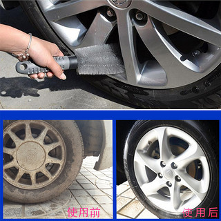 汽车轮毂刷轮胎刷子专用毛刷内洗车神器刷车清洗工具强力去污神器