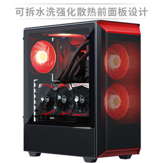 PHANTEKS 追风者 PH-EC300ATG_BR01_CN P300 Air 机箱 黑红