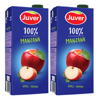 限地区：Juver 真维 纯苹果汁 1L*2盒 *6件