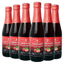 Lindemans 林德曼 草莓啤酒 250ml*6瓶 *2件