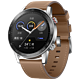 HONOR 荣耀 MagicWatch 2 智能手表（46mm、时尚款、亚麻棕+黑色双表带）