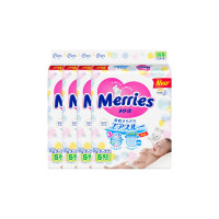 花王 Merries 妙而舒 婴儿纸尿裤 S82片*4