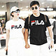  FILA 斐乐  男女同款运动休闲T恤 LM153RW5 *3件　