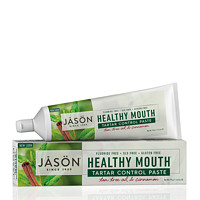 JASON 天然无氟洁齿防垢牙膏 119g