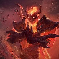 LEAGUE OF LEGENDS英雄联盟 英雄皮肤 奈落之炎 慎