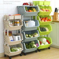 厨小丫 厨房置物架 3层