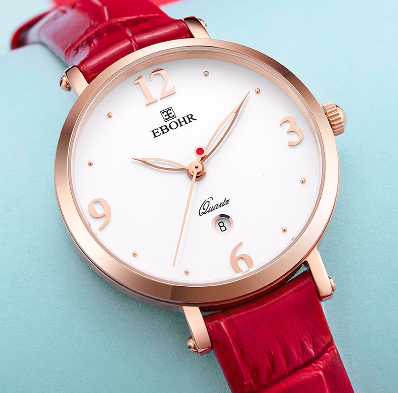 当前位置:>首页>配饰腕表>手表>女表>女款石英表>ebohr/依波女款石英