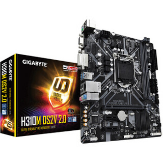 技嘉（GIGABYTE）H310M DS2V 2.0主板 + 英特尔（Intel）G4930 赛扬 板U套装/主板+CPU套装