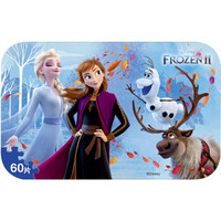 迪士尼(Disney)冰雪奇缘2电影版60片铁盒木质拼图玩具 公主儿童拼图女孩礼物(古部拼图)11DF1317