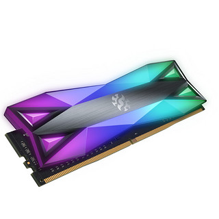 ADATA 威刚 XPG系列 龙耀 D60G DDR4 3200MHz RGB 台式机内存 渐变色 8GB