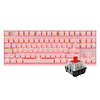 MOTOSPEED 摩豹 GK82 87键 2.4G双模无线机械键盘 粉色 高特静音红轴 单光