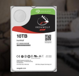 SEAGATE 希捷 酷狼IronWolf系列 3.5英寸NAS硬盘 10TB 256MB(7200rpm、PMR)ST10000VN0008