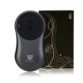 MiMouse 咪鼠科技 鼠年生肖纪念版 2.4G无线鼠标 2000DPI 黑色