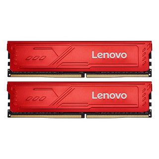 Lenovo 联想 红靡战甲 DDR4 2666MHz 红色 台式机内存 16GB 8GB*2